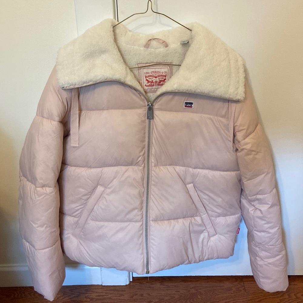 Levi’s Sherpa lined puffer jacket